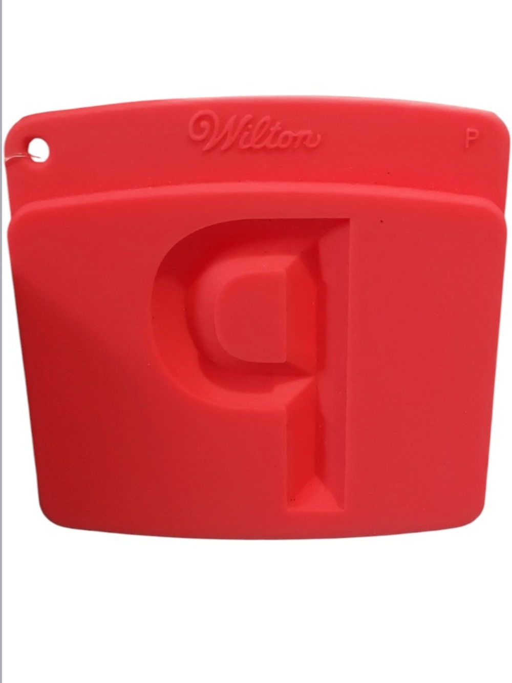 WILTON shape with fondant Letter " P "  Mold